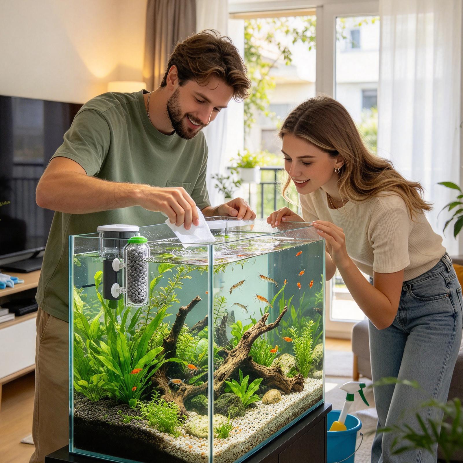 Aquarium Planted Tank Filter - 어항용 산소 확산 장치, 방수 기능이