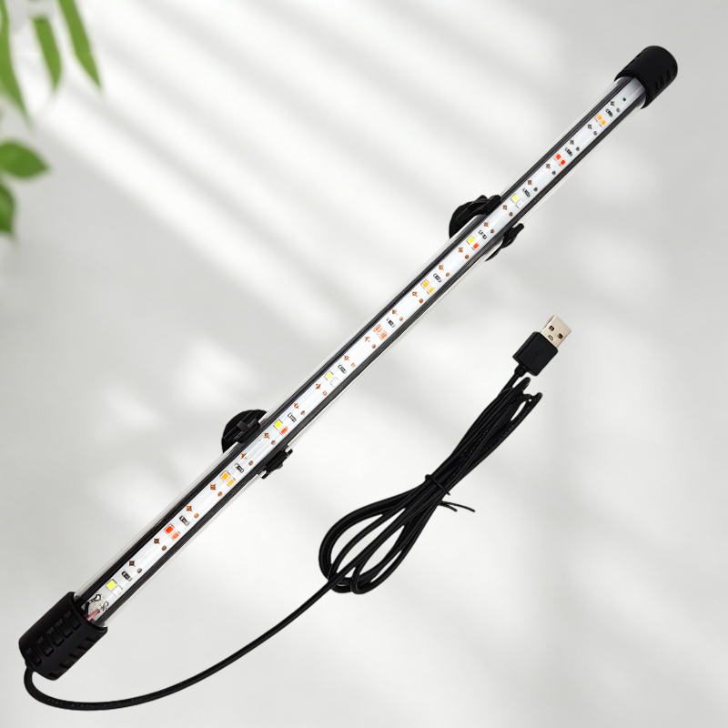 Aquarium Plant Substrate - 18-58cm USB 풀 스펙트럼 수족관 LED