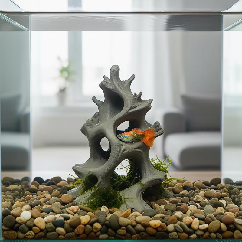 Aquarium Driftwood - 숨겨진 다중 구멍이 있는 천연 드리프트우드