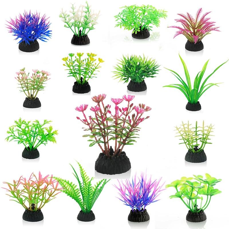 Aquarium Plant Substrate - 시뮬레이션 인공 식물 PVC 수중 물