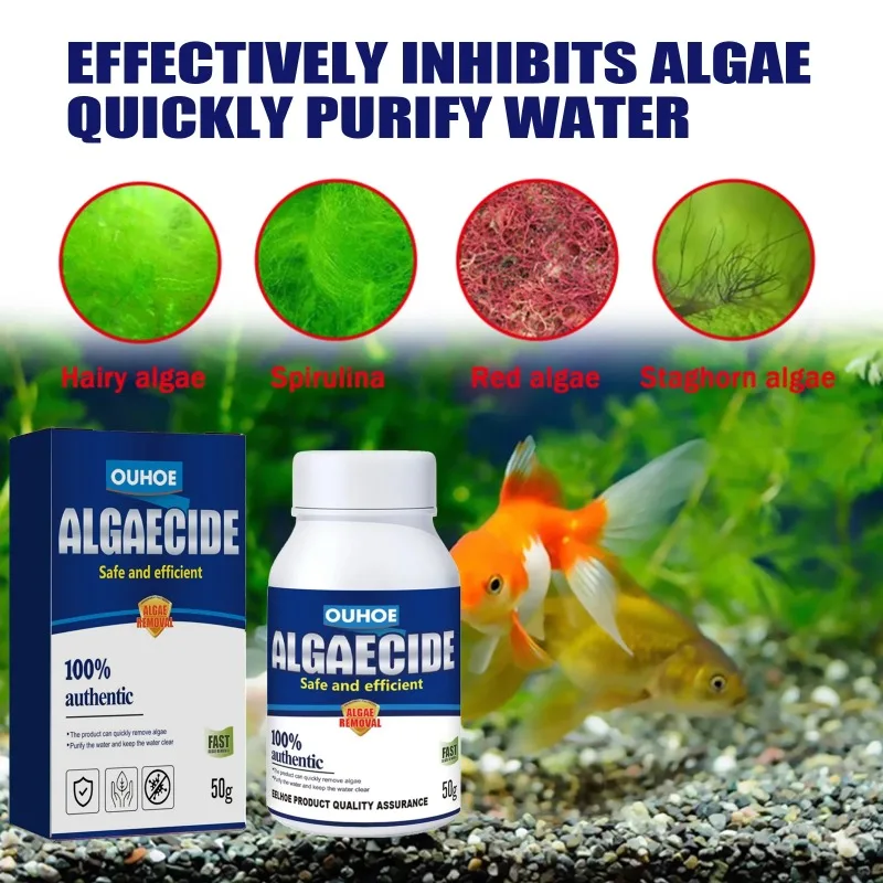 50g 고효율 수족관 연못 조류 및 이끼 제거제, 녹조 - Aquarium Liquid Carbon 리뷰 및 가격