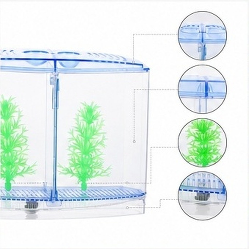 1세트 투명한 소형 아크릴 어항, 금붕어, 수생 식물  - Live Plant Aquarium 리뷰 및 가격
