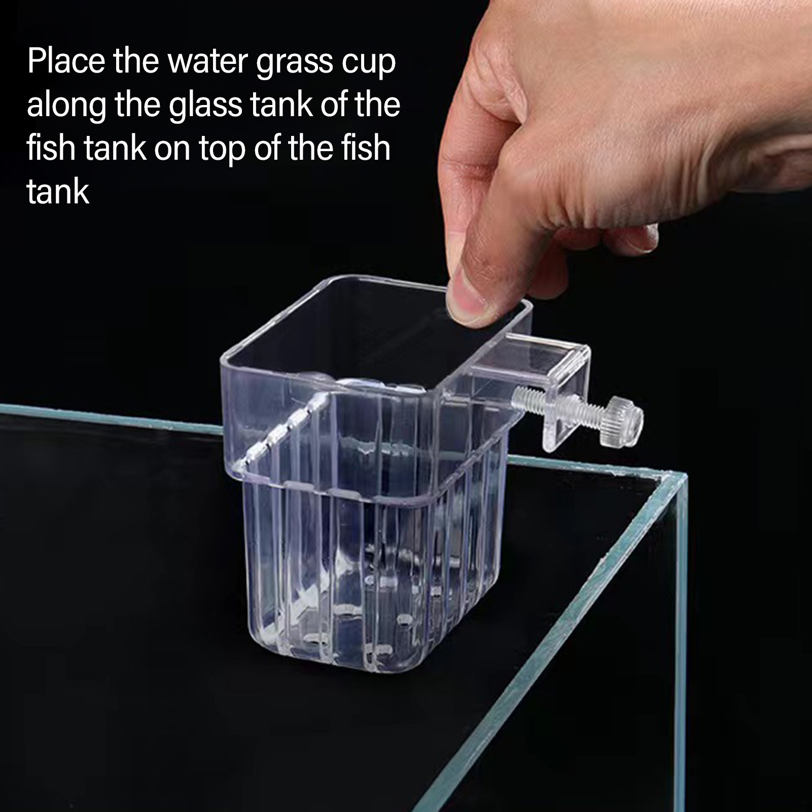 투명 아크릴 재질의 수경 재배용 화분, 어항용 수초 화 - Aquarium Plant Holder 리뷰 및 가격