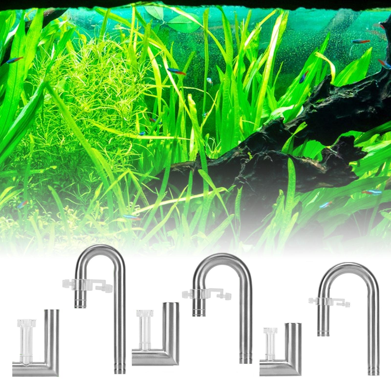 조절 가능한 스테인리스 수생 백합 튜브 세트 수족관 유 - Aquarium Planted Tank Filter 리뷰 및 가격
