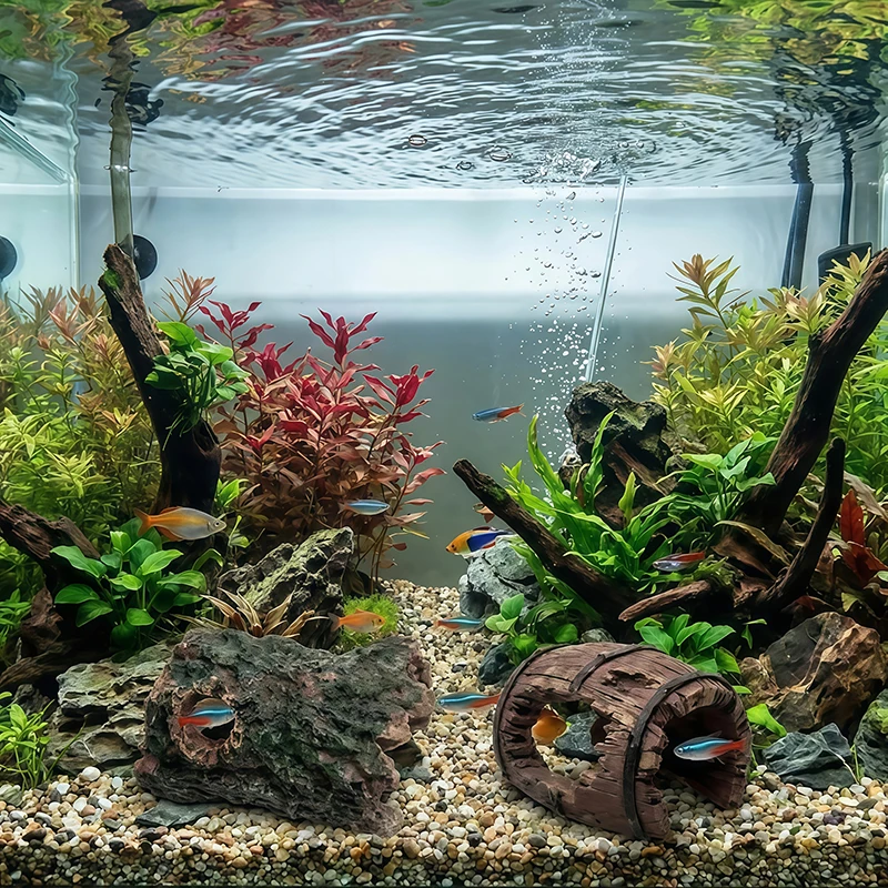 3개 세트 수족관용 레진 장식품, 동굴 모양의 새우 은 - Aquarium Plant Substrate 리뷰 및 가격